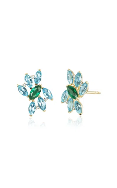 Emily P Wheeler 18k Yellow Gold Pollack Stud Earrings