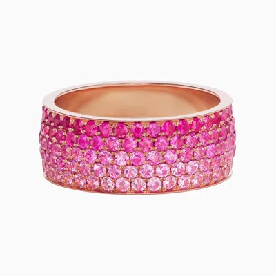 Emily P Wheeler Baby Flamingo Ombre Cigar Ring (exclusive) In Pink