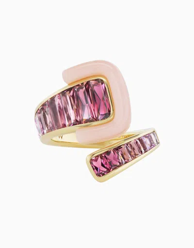 Emily P Wheeler Buckle Ring In Pink