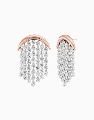 Emily P Wheeler Fringe Earrings, Diamond - Rose Gold