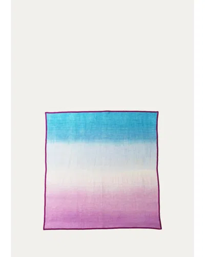 Emily P Wheeler Hand-dyed Linen Dinner Napkins, Set Of 8 In Multi