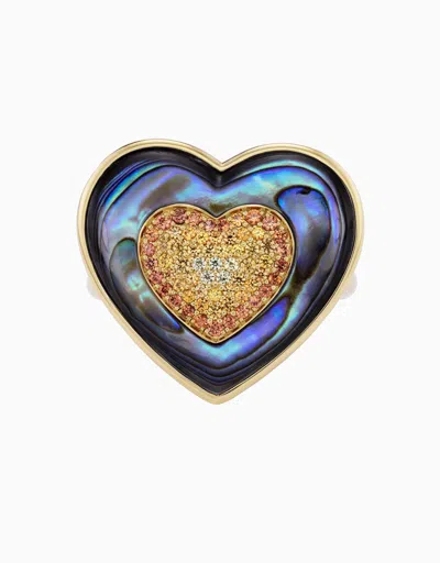 Emily P Wheeler Rock Heart Ring, Sol - 6