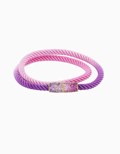 Emily P Wheeler Silk Wrap Bracelet, Melrose & Dyed Silk (one-of-a-kind, Size Small)