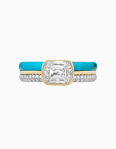 Emily P Wheeler Stacked Ring, Diamond (one-of-a-kind)