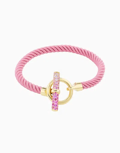Emily P Wheeler Toggle Bracelet - Pink Sapphire, Pink Silk (exclusive)
