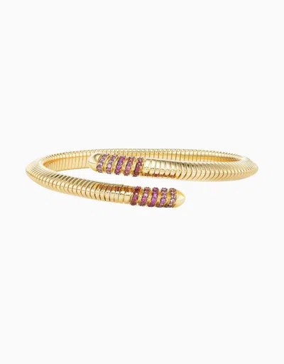 Emily P Wheeler Tri Tubogas Bracelet - Flamingo In Gold