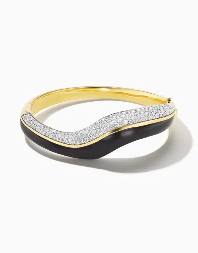 Emily P Wheeler Wave Bracelet, Ebony - Extra Small