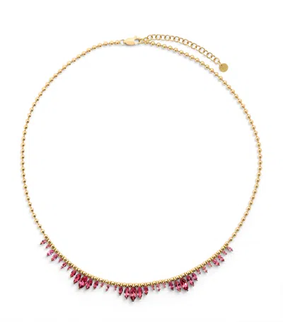 Emily P Wheeler Yellow Gold And Sapphire Arashi Necklace