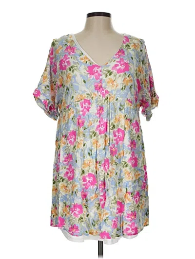 Pre-owned Emily Wonder Casual Dress In Gray