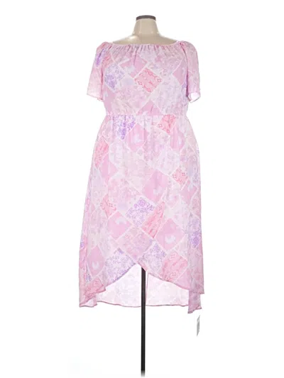Pre-owned Emily Wonder Casual Dress In Pink