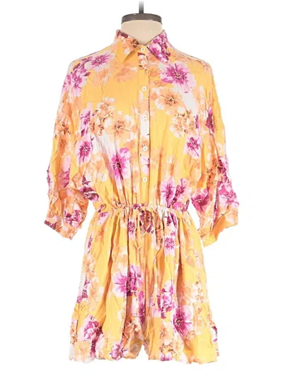 Emily Wonder Romper In Yellow