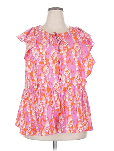 Emily Wonder Sleeveless Blouse In Pink