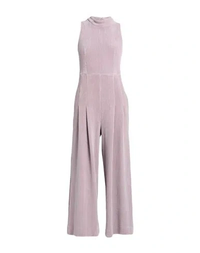 Emin & Paul Woman Jumpsuit Antique Rose Size M Cotton, Polyester, Elastane In Pink