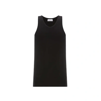 Eminence Cotton Tank Top In Black