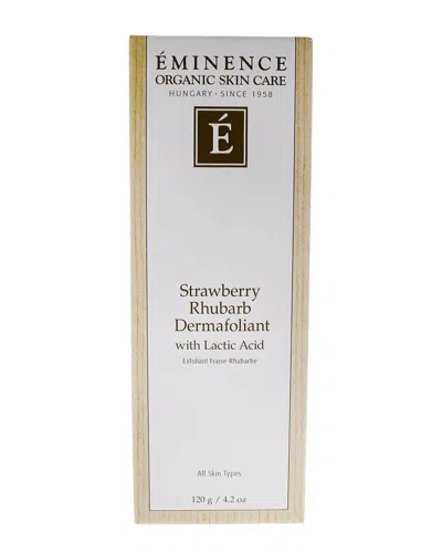 Eminence Organic Skin Care 4.2oz Strawberry Rhubarb Dermafoliant With Lactic Acid In Brown