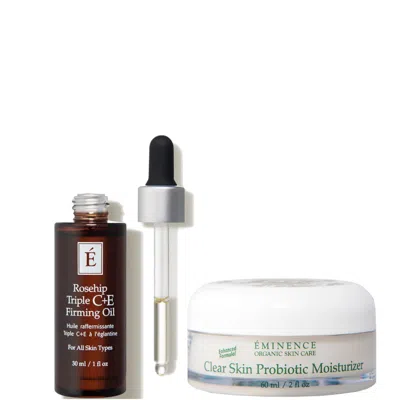 Eminence Organic Skin Care Replenishing Best Sellers Bundle (worth $138.00) In White