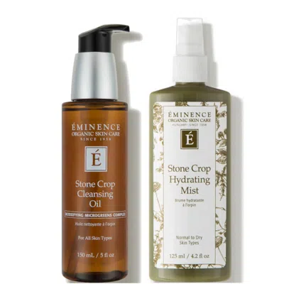 Eminence Organic Skin Care Signature Stone Crop Duo (worth $98.00) In White