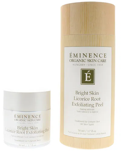 Eminence Unisex 1.7oz Bright Skin Licorice Root Exfoliating Peel In Transparent