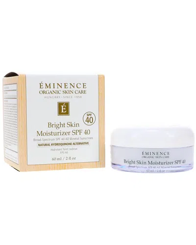 Eminence Unisex 2oz Bright Skin Moisturizer Spf In Transparent