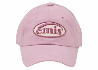 Pre-owned Emis Men's  Tone On Tone Wappen Ball Cap In Light Purple