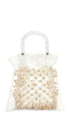 Emm Kuo Beaded Pouch In White