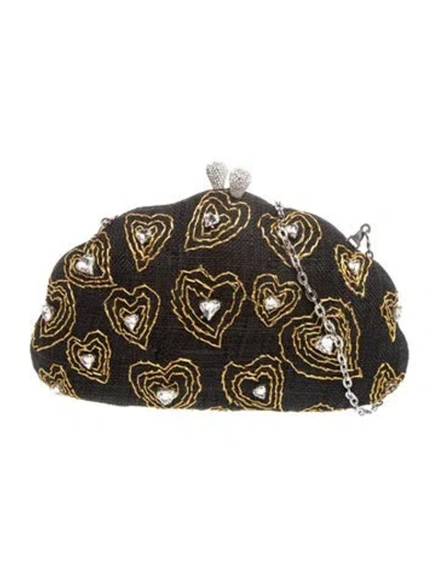 Pre-owned Emm Kuo Clutch In Black