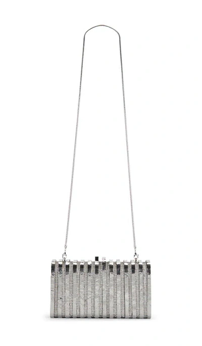 Emm Kuo Clutch In Metallic Silver