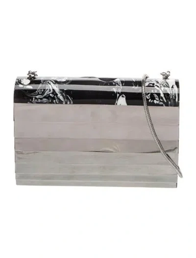 Pre-owned Emm Kuo Crossbody Bag In Silver