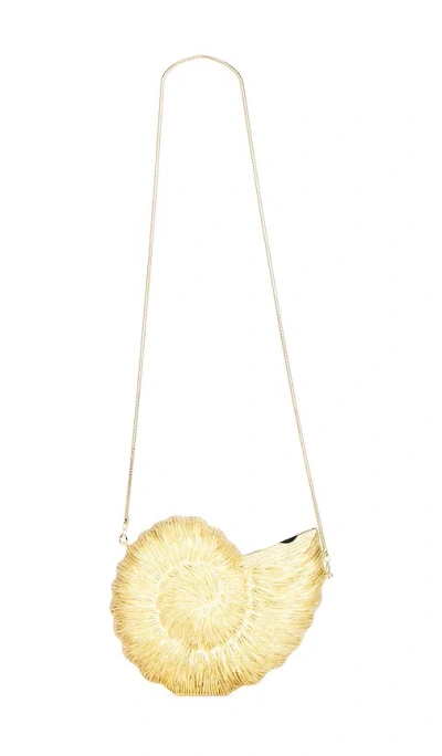 Emm Kuo Kahala Circular Sea Shell In Gold