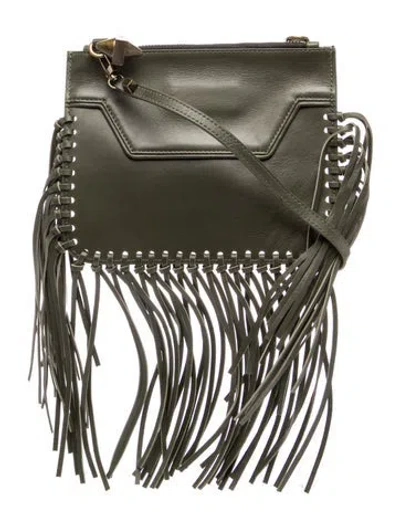 Pre-owned Emm Kuo Leather Crossbody Bag In Green