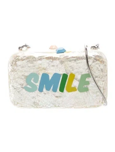 Pre-owned Emm Kuo Mother Of Pearl Shoulder Bag W/ Tags In White
