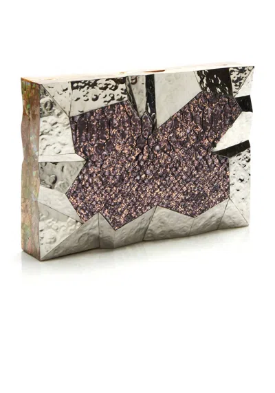 Emm Kuo Women's Abrolhos Clutch Bag In Multi In Purple