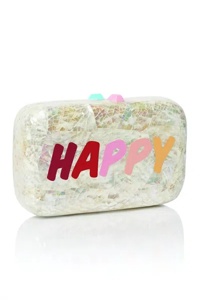 Emm Kuo Women's Collins Clutch Bag In Multi In White