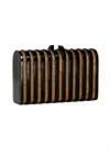 Emm Kuo Women's Rodeo Clutch In Black/brown In Black