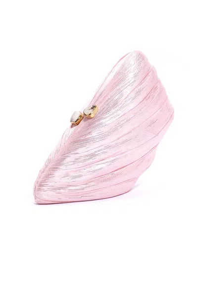 Emm Kuo Women's Saline Clutch In Pink In Beige