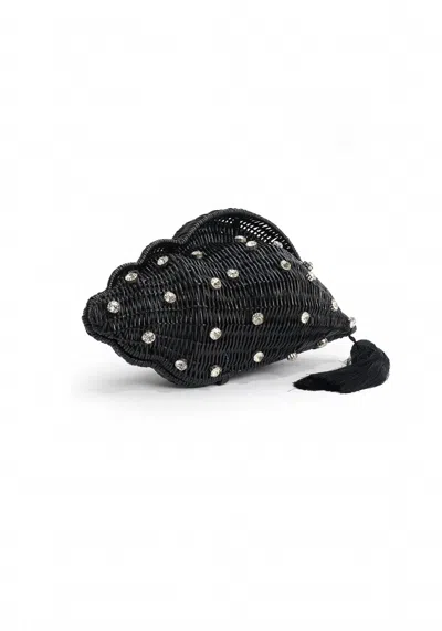 Emm Kuo Women's Shellona Shell-shaped Evening Bag In Black
