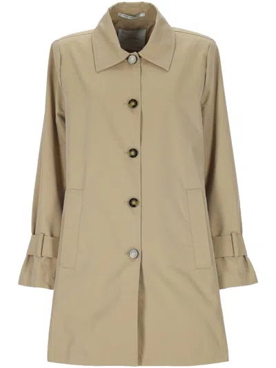 Emma & Gaia Emma&gaia Coats In Green