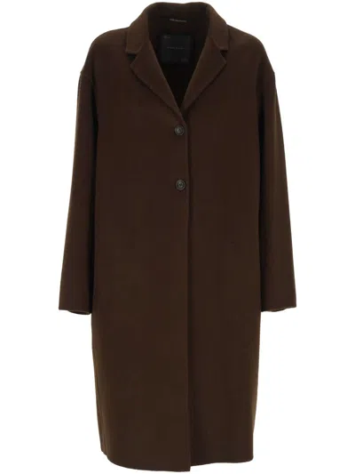 Emma & Gaia Emma&gaia Coats In Brown