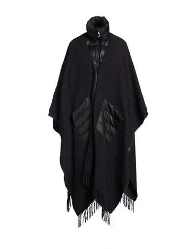 Emma & Gaia Red Woman Cape Plum Size 4 Polyester, Acrylic, Cotton, Wool In Purple