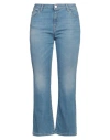 Emma & Gaia Red Woman Jeans Blue Size 10 Cotton, Elastane In Blue