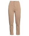 Emma & Gaia Red Woman Pants Camel Size 8 Cotton