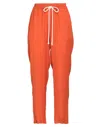 Emma & Gaia Red Pants In Orange