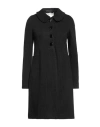 Emma & Gaia Woman Coat Black Size 10 Wool, Acrylic In Black