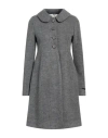 Emma & Gaia Woman Coat Grey Size 10 Wool, Acrylic
