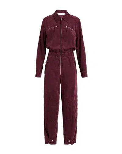 Emma & Gaia Woman Jumpsuit Burgundy Size 6 Lyocell In Red