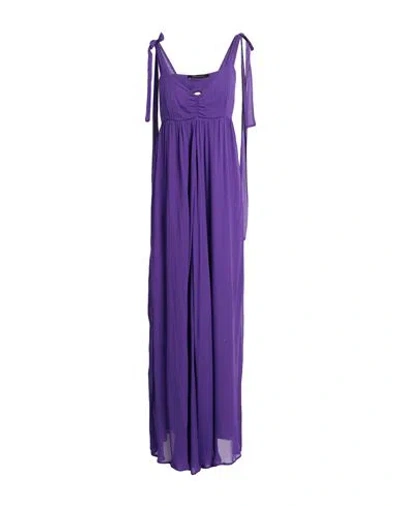 Emma & Gaia Woman Maxi Dress Purple Size 8 Viscose