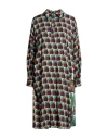 Emma & Gaia Woman Midi Dress Green Size 8 Viscose In Green