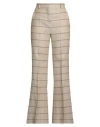 Emma & Gaia Woman Pants Camel Size 6 Linen, Cotton, Elastane In Beige