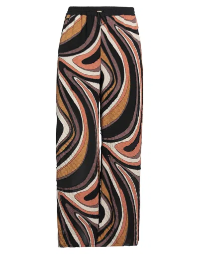 Emma & Gaia Pants In Brown