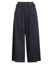 Emma & Gaia Woman Pants Dark Purple Size 6 Cotton, Elastane